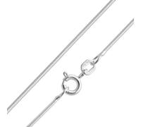 trendor Schmuck Feine Schlangenkette 925 Silber Kette Damen 1,1 mm Halskette 15685