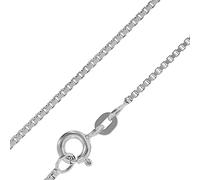 trendor Feine Venezianer Kette 925 Silber 0,9 mm 36-80 cm Halsschmuck für Damen und Herren, Halskette aus Echtsilber, zauberhafte Geschenkidee, 41147-60 60 cm