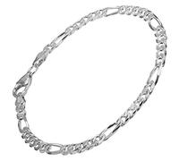 trendor Schmuck Figaro-Armband Silber 925 Herrenarmband Breite 4,3 mm 41994