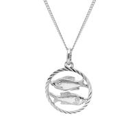 trendor Schmuck Fische Sternzeichen Halskette Silber 925 68260-03