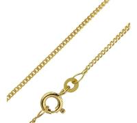 trendor 75182 Halskette 585 Gold / 14 Karat Panzerkette 1.4 mm breit 45 cm