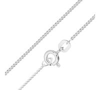 trendor Halskette für Anhänger 925 Silber Feine Panzerkette 1,2 mm 28940-45 45 cm
