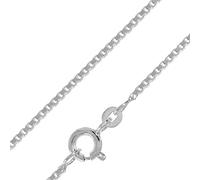 trendor Halskette für Anhänger 925 Silber Rhod. Venezianer Kette 1,2 mm