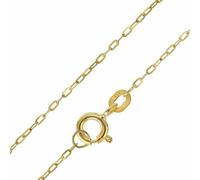 trendor Halskette für Anhänger Gold 333 / 8K Flachanker-Kette 1,1 mm zauberhafter Halsschmuck aus Echtgold für Frauen, wunderschöne Geschenkidee, 68918-38 38 cm