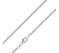 trendor Halskette Herren 925 Silber Ankerkette 2,0 mm modischer Halsschmuck für Männer aus echtem Sterlingsilber, tolle Geschenkidee, 41383-60 60 cm