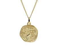 trendor Halskette mit Sternzeichen Skorpion Gold 333/8K Ø 16 mm 41920-11-45 45 cm