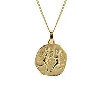 trendor Halskette mit Sternzeichen Zwilling Gold 333/8K Ø 16 mm 41920-06-50 50 cm