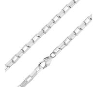 trendor Herren-Halskette 925 Silber Venezia 3,9 mm modischer Halsschmuck für Herren aus echtem Sterlingsilber, tolle Geschenkidee, 15630-45 45 cm