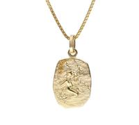 trendor 15382-09 Jungfrau Sternzeichen Gold 333 mit vergoldeter Silberkette 45 cm