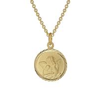 trendor Kinder-Halskette mit Schutzengel Anhänger Gold auf Silber 39030-40 40 cm