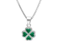 trendor Kinder-Halskette Silber 925 Collier mit Glücksbringer modischer Halsschmuck, liebevolle Geschenkidee für Mädchen, 41685-40 40 cm