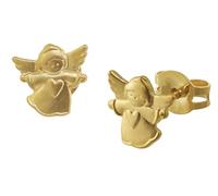 trendor Schmuck 08755 Kinder-Ohrringe Engel Gold 585