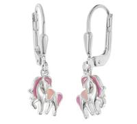 trendor Kinder-Ohrringe Silber 925 Pferde-Ohrhänger liebevoller Ohrschmuck für Mädchen, wunderschöne Geschenkidee, 28499
