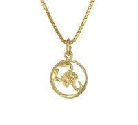trendor Schmuck 75990-11 Kinder Sternzeichen Skorpion 333 Gold + goldplattierte Kette