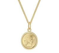 trendor 28468-04 Kinder Sternzeichen Widder Gold 333 mit vergoldeter Kette 45 cm