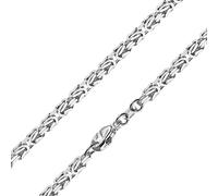 trendor Königskette Silber 925 Halskette Stärke 3,2 mm zeitloser Halsschmuck für Damen und Herren, Halskette aus Echtsilber, Geschenkidee 75144-60 60 cm