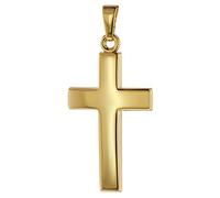 trendor Kreuz-Anhänger 26 mm Gold 585/14 Karat 75366