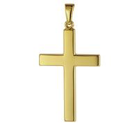 trendor Schmuck 75541 Kreuz-Anhänger für Herren 28 mm Gold 333 / 8K