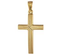 trendor Schmuck 75281 Kreuz-Anhänger Gold 585 (14 Karat) 24 mm