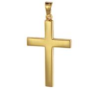 trendor Schmuck 75314 Kreuz-Anhänger Gold 750 (18 Karat) 28 mm