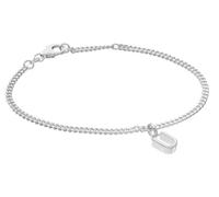 trendor Schmuck Mädchen-Armband mit Buchstabe U 925 Silber Rhodiniert 21590-U
