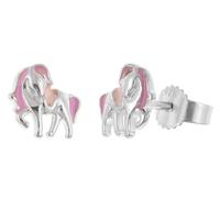 trendor Mädchen-Ohrringe Silber 925 Pferde-Ohrstecker 28501 | liebevoller Ohrschmuck für Mädchen, wunderschöne Geschenkidee,