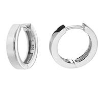 trendor Schmuck Ohrringe für Damen und Herren 925 Silber Creolen Ø 16 mm 41579