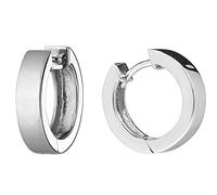 trendor Schmuck Ohrringe für Damen und Herren 925 Silber Creolen Ø 17 mm 41577