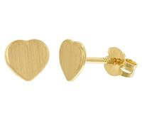 trendor 28745 Ohrringe Herzen für Damen und Mädchen Gold 333 / 8K Ohrstecker