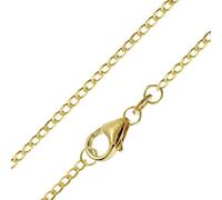 trendor Panzerkette für Anhänger Gold 333/8K Collierkette 1,6 mm 35683 | Halsschmuck für Damen, wunderschönes Accessoire,
