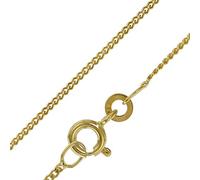 trendor Panzerkette Gold 333/8K Collierkette 1,2 mm 39699 | eleganter Halsschmuck aus Echtgold für Damen, wunderschöne Geschenkidee,