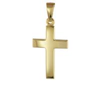 trendor Schmuck 08609 Anhänger 585 Gold Kreuz 18 mm
