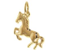 trendor Schmuck-Anhänger Pferd Gold 333 / 8K zeitloses Schmuckstück für Kinder, elegantes Accessoire, 21558
