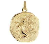 trendor Schmuck Anhänger Sternzeichen Jungfrau 925 Silber Vergoldet Ø 20 mm 21300-09