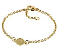 trendor Schmuck 75090 Armband für Babys 333 Gold/8 Kt mit Engel-Plakette 14 cm