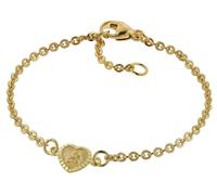 trendor Schmuck 75091 Armband für Babys 333 Gold/8 Kt mit Engel-Plakette 14 cm