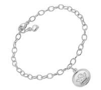 trendor Schmuck Armband mit Engel-Anhänger 925 Silber 17 cm 51201