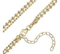 trendor Schmuck Damen-Halskette 925 Silber Vergoldet Fantasie Collier 15875