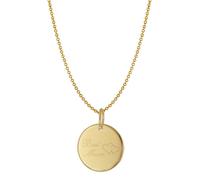 trendor Schmuck Damen-Halskette Silber Vergoldet Best Mum 68544