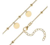 trendor Schmuck Damen-Kette 925 Silber Vergoldet Fantasie Collier 15874