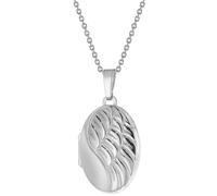 trendor Schmuck 75772 Damen-Kette mit Flügel-Medaillon Silber 925, 45 cm