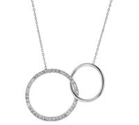 trendor Schmuck Damen-Kette Sterlingsilber 925 mit Zirkonia 75152