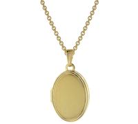 trendor Damen Medaillon mit Halskette Gold auf Silber 925 75745-40 40 cm