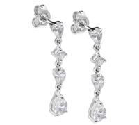 trendor Damen-Ohrringe 925 Silber Ohrhänger eleganter Ohrschmuck für Frauen, zauberhafter Schmuck, zeitlose Geschenkidee, 15152