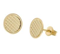 trendor Schmuck Damen-Ohrstecker 333 / 8K Gold Ohrringe Ø 8 mm 28462