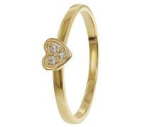 trendor 41538 Damenring Gold 333/8K Herz mit Zirkonias 54/17.2
