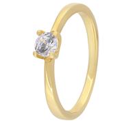 trendor Schmuck Damenring Gold 333/8K mit Zirkonia Ø 4 mm 68680