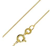 trendor 72405 Feine Ankerkette 333 Gold (8 Karat) Halskette 0.8 mm 38 cm