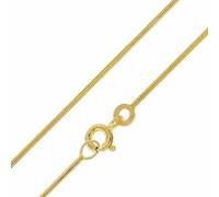 trendor 51860 Feine Schlangenkette Gold 333/8K Breite 0.9 mm 42 cm