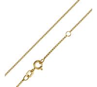 trendor Schmuck Feine Venezianer Kette Gold auf 925 Silber 0,9 mm 38 bis 50 cm 35913